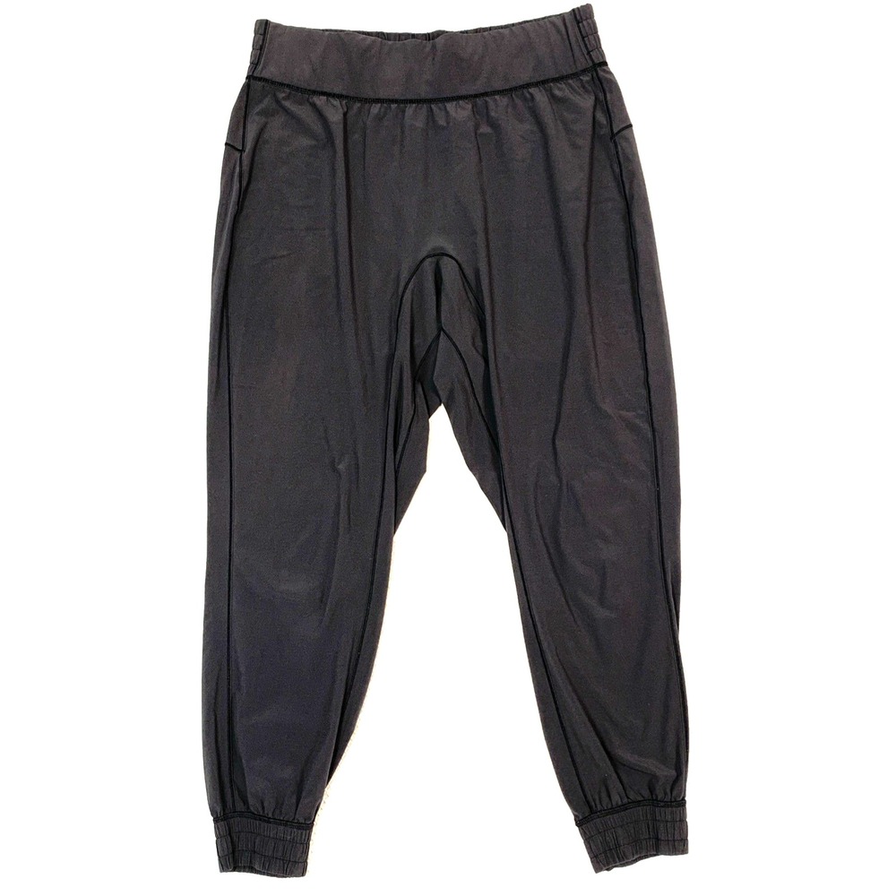 lululemon Sun Setter Joggers Womens 12 Charcoal Gray 5BWHS 27" Pants